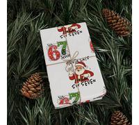 Emballage Cadeau de Noël 67 Meme, Emballage Cadeau de Noël Amusant pour Enfants, Pourriture Cérébrale Des Enfants, Idée Cadeau Amusante, Rouleau D'emballage Des Fêtes(#C)