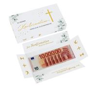 Emballage cadeau pour confirmation, emballage cadeau, cadeau d'argent avec personnalisation, premier million de confirmations, boîte cadeau surprise pour argent, cadeau créatif pour cadeaux de baptême