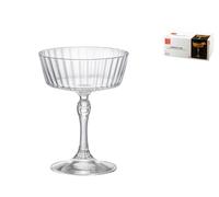 Emballage De 6 Verres En Verre Transparent Modèle America ’20 Fizz
