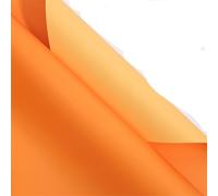 Emballage de bouquets, Papier cadeau fleurs 20 pièces double face bicolore multicolore 58x58cm(Orange Lemon)