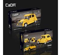 Emballage De La Boîte - Briques De Haute Technologie 1:24, Modèle De Voiture, Blocs De Construction Classiques, Licence Citroën 2cv, Assemblage Créatif, Jouets De Construction, Entrée