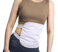 Emballage d'huile de ricin, Lot de soins corporels pour la taille et le cou, Sangle élastique pour compresse d'huiles essentielles, anti-fuite d'huile, très absorbante pour la santé du foie et moins d