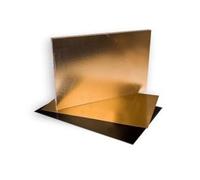 emballage garrigou 25 Plaques or/noir présentation , service et transport pour préparations sucrées et salées 40 x 60 cm - plaque pour pâtisserie charcuterie fromagerie