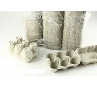 emballage garrigou - 462 boites pour 6 oeufs grises en carton pour vente à la ferme, fermiers, marché, revendeurs, commerçants ou transport