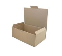 emballage garrigou - lot de 50 Boîtes Postales en Carton Brun - 240 x 170 x 50 mm - boite d'emballage d'expédition postale