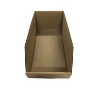 emballage garrigou Pack de 100 bacs, bec de stockage en carton brun, Dimensions 300x150x110 mm