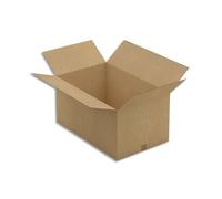 EMBALLAGE Paquet de 20 Caisses americaines en carton brun simple cannelure - Dim. : L80 x H40 x P50 cm
