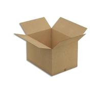 EMBALLAGE Paquet de 5 caisses américaine double cannelure en kraft brun - Dimensions : 78 x 40 x 58 cm