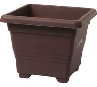 Emballage Plastia carré Bégonia - chocolat 35x35 cm