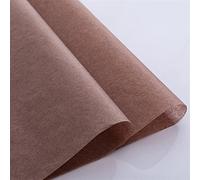 Emballage pour anniversaires, Papier crépon for bouquets, 50 x 75 cm, multicolore, lot de 5 feuilles(Coffee)