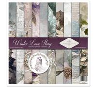 Emballage Scrapbooking 12 X 12 Pouces,Papier Décor,Carton-310 X 320 Mm (Sls-056-Winter Love Story)-Hs Code 48025890