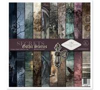 Emballage Scrapbooking 12 X 12 Pouces,Papier Scrapbooking,Papier Décor,Papier Carton-310 X 320 Mm (Sls-039-Secrets Gothic Stories)- Hs Code 48025890