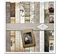 Emballage Scrapbooking 12 X 12 Pouces,Papier Scrapbooking,Papier Décor,Papier Carton-310 X 320 Mm (Sls-025-Les Secrets Du Vieux Journal)- Hs Code 48025890