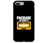 Emballage si bon qu'il est livré avec une étiquette d'avertissement porte-courrier Coque pour iPhone 7 Plus/8 Plus