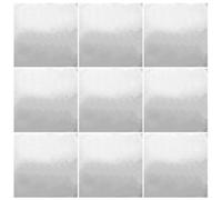 Emballages de bonbons DIY en aluminium argenté 20 x 20 cm, emballage alimentaire pour fête en plein