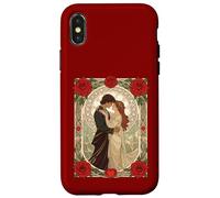 Emballé dans Un Monde de Roses Design Art Nouveau Coque pour iPhone X/XS