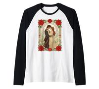 Emballé dans Un Monde de Roses Design Art Nouveau Manche Raglan