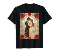 Emballé dans Un Monde de Roses Design Art Nouveau T-Shirt