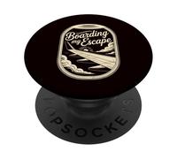 Embarquement à mon évasion PopSockets PopGrip Adhésif