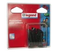 Embase à cheville - LEGRAND - Lot de 10 - Ø de perçage 8 mm - Plastique - Noir