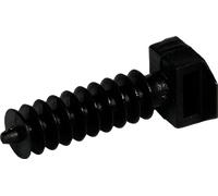 Embase à cheville standard pour colliers 9 mm - Boite de 100 - EUROHM - 43010