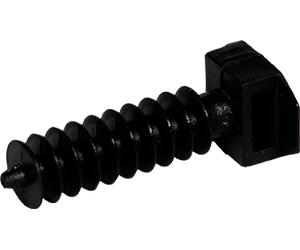 Embase à cheville standard pour colliers 9 mm - Boite de 100 - EUROHM - 43010