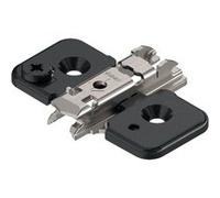 Embase CLIP TOP réglage excentrique en croix noir expando - BLUM - EMB173710NO Noir