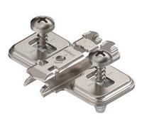 Embase CLIPTOP en croix réglage oblongs expando - BLUM - EMB174610 Noir