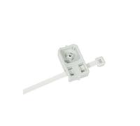 Embase clouable grise avec collier serrage latéral TBBL pré-monté - Boite de 200 - - 9TBBL