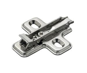 Embase cruciforme à fixation rapide perçage 37 x 32 mm à visser 0 mm acier - SALICE - BAV3M09F