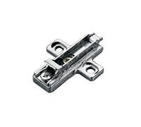 embase cruciforme à visser 37x32mm zamak argentée 0mm - - bar3r09