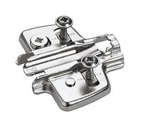 Embase cruciforme à visser - Distance : 5 mm - HETTICH