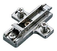 embase cruciforme avec eurovis 37x32mm zamak argentée 3mm - - bargr09/16