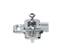 Embase cruciforme pour charnière Modul pour porte réfrigérateur acier nickelé - - EMB194611