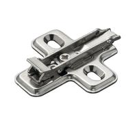 Embase cruciforme - SALICE - BAV3M09F - fixation rapide - perçage 37x32 mm - acier blanc