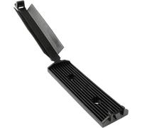 Embase de fixation HellermannTyton FKH80APT-A-BK 151-03681 noir autocollant, vissable avec colle acrylate, pour câble plat 1 pc(s)