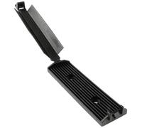 Embase de fixation HellermannTyton FKH80APT-A-BK 151-03681 noir autocollant, vissable avec colle acrylate, pour câble plat 1 pc(s)