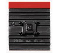 Embase de fixation HellermannTyton FMB4APT-I-PA66HS-BK 151-01527 noir autocollant base flexible, 4 voies