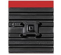 Embase de fixation HellermannTyton FMB4APT-I-PA66HS-BK 151-02659 noir autocollant base flexible, 4 voies 10 pc(s)