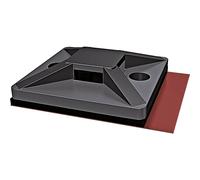 Embase de fixation HellermannTyton MB3APT-I-PA66-BK 151-01557 noir autocollant sans halogène 1 pc(s)