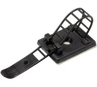Embase de fixation Plage de Ø du faisceau: 16 mm (max) TRU COMPONENTS WCT-64 1206770 noir 25 pc(s)