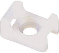 Embase de fixation TRU COMPONENTS TC-HC2L203 1593058 blanc