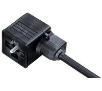 Embase d'électrovanne modèle A raccordée LED binder 31 5236 500 510 3 + PE noir 1 pc(s)