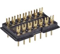 Embase DIL Fischer Elektronik DILS 14 GO 10031638 Nombre de pôles: 14 Pas: 2.5 mm (L x l x H) 20 x 12.5 x 7.6 mm