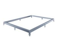 Habitat et Jardin – Embase en aluminium pour serre Basilic 3,61 m² – Gris