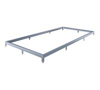 Embase en Aluminium pour Serre Jardin Basilic - 7,03 m² - Gris