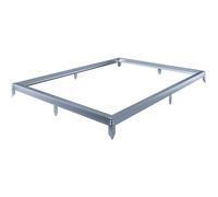 Embase En Aluminium Pour Serre Jardin "Basilic" - 3,61 M² - Gris