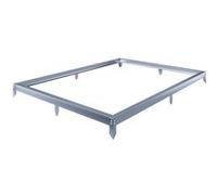 Embase en Acier galvanisé pour Serre Jardin Basilic - 5,89 m² - Gris