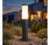 Embase Extérieur Lampe Jardin Route Éclairage Inox Cour Support de Anthracite