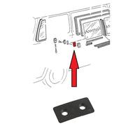 Embase extérieure sur fixation de vitre coulissante pour Combi VW Bay Window